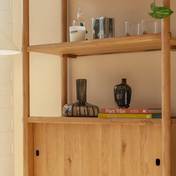 Santino Timber Shelving Unit