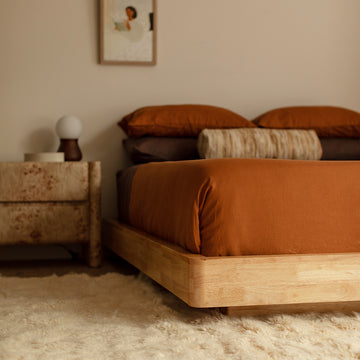 Kami Timber Platform King Bed Frame