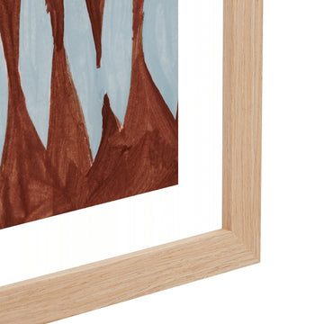 Clay / Framed Art Print / 38 x 38cm