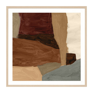 Clay / Framed Art Print / 38 x 38cm