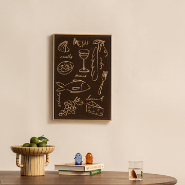 Chocolate / Framed Canvas / 42 x 62cm