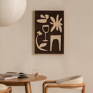 Chocolate / Framed Canvas / 42 x 62cm