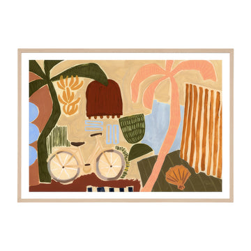 Ecru / Framed Art Print / 45 x 33cm