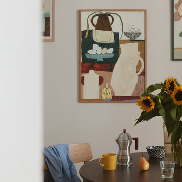 In the Kitchen at My Grandma Print