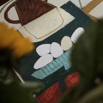 In the Kitchen at My Grandma Print