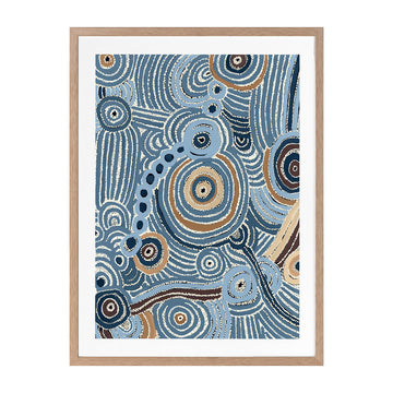 Oak Framed Print With Matboard
