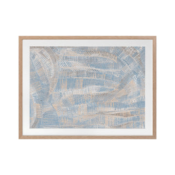 Dhala-Bu-Nya Light Blue Landscape Art Print