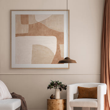 Oak Framed Print With Matboard