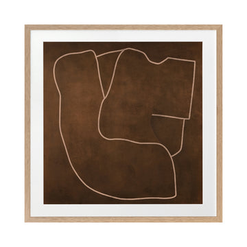 Maze of Boundaries Portrait Art Print