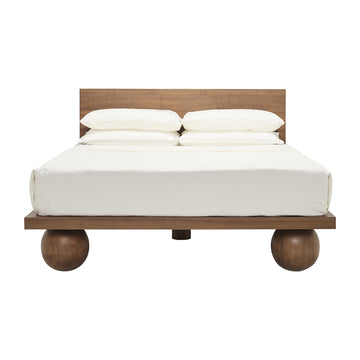 Yoko King Bed (Walnut Natural)