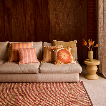 Mini Olive Wave Cushion