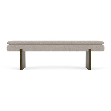 Agnes Brown Textured Weave / Dark Walnut