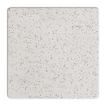 Saura Square Outdoor High Bar Table (White, Terrazzo)