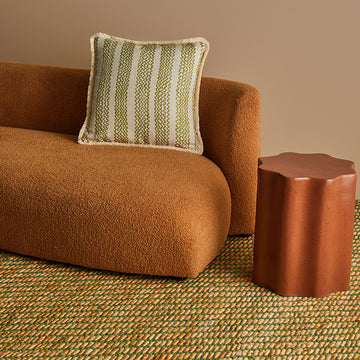 Mini Olive Wave Cushion