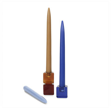 Le Cube Single Candle Holder (Indigo)