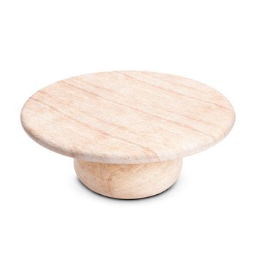 Sorento Coffee Table (100cm, Travertine Finish)