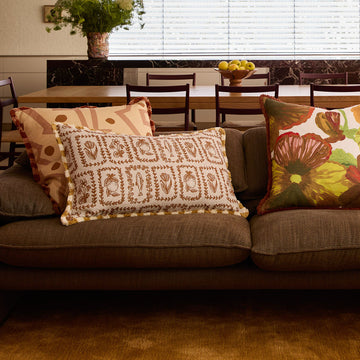 Memphis Wheat Linen Cushion