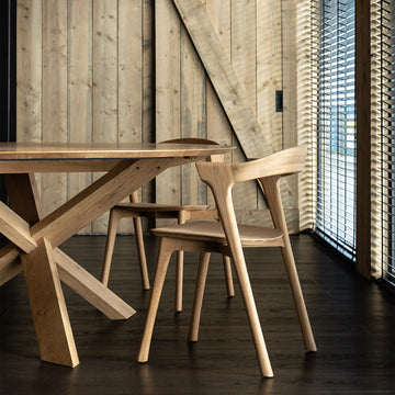 Circle Round Dining Table (Oak, 136cm)