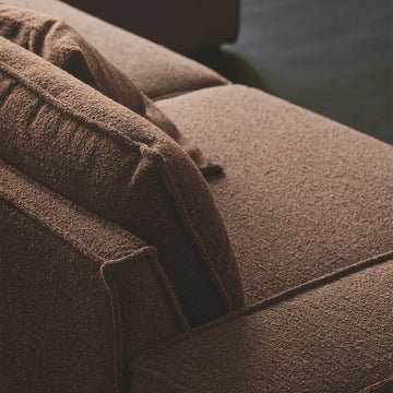 SofaCompany Swatch - Pebble Rust Boucle