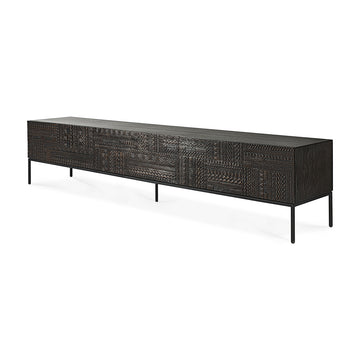 Tabwa 1 Flip Down Door & 2 Drawer TV Cupboard