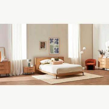 Rio King Bed (Oak)