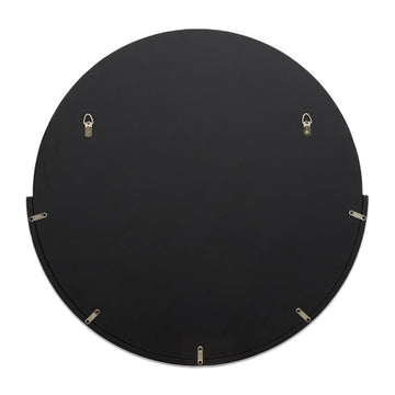 Dawn Round Mirror (Black)