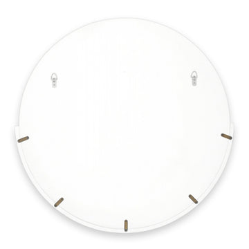 Dawn Round Mirror (Bright White)