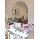 Oia White Marble Console Table