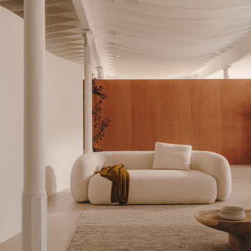 Martina Boucle 3 Seater Sofa