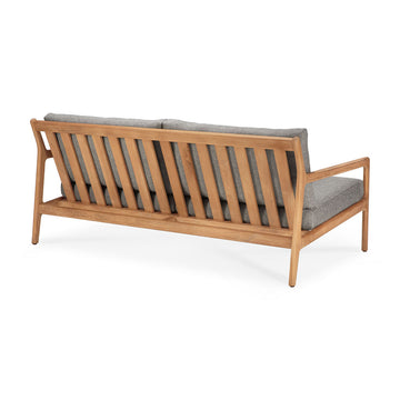 Jack Outdoor Fabric 3 Seater Sofa (Teak, Mocha)
