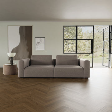 Agnes Brown Textured Weave