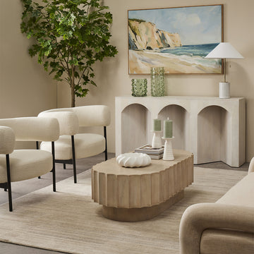 Tillie Table Lamp (White & Brass)