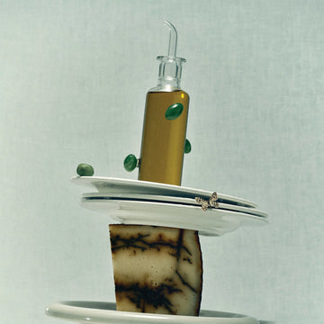 The Mini Olive Bottle (Clear/Opaque Olive)