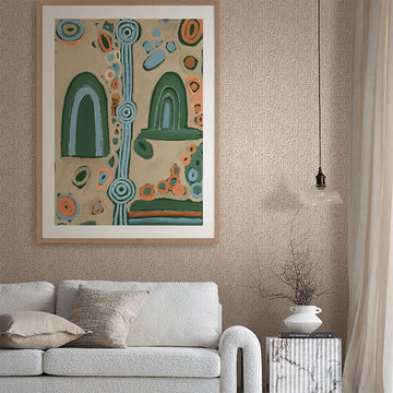 Oak Framed Print With Matboard