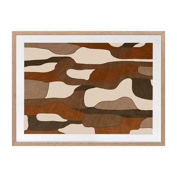Oak Framed Print With Matboard