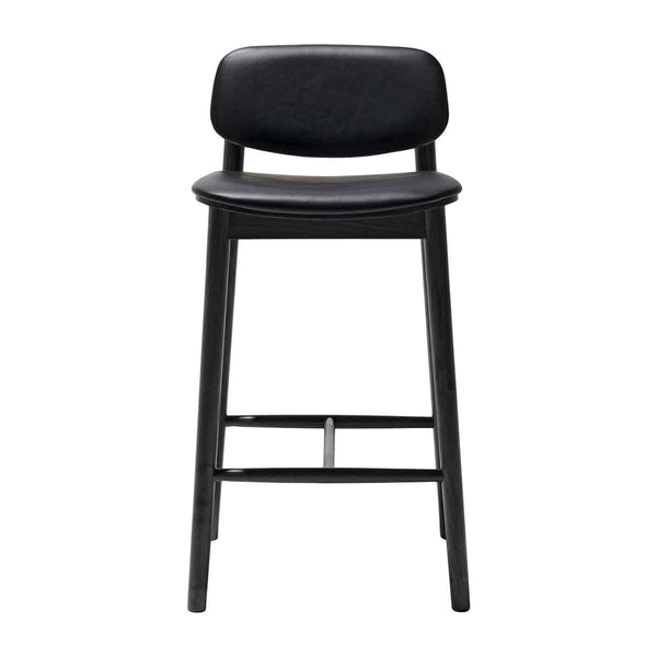 Lando Fabric Backless Bar Stool (Oak) – Bar Stools