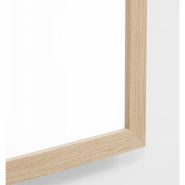 Abstract Vase 1 Framed Print (Nutmeg)