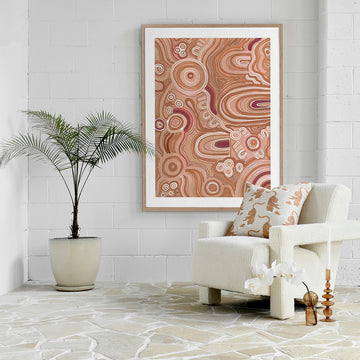 People, Place, Community Portrait Art Print