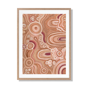 People, Place, Community Portrait Art Print