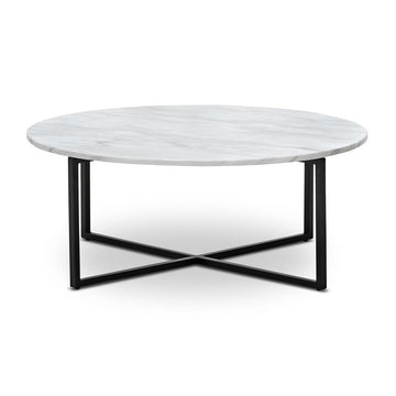 Luxe Round Marble Coffee Table