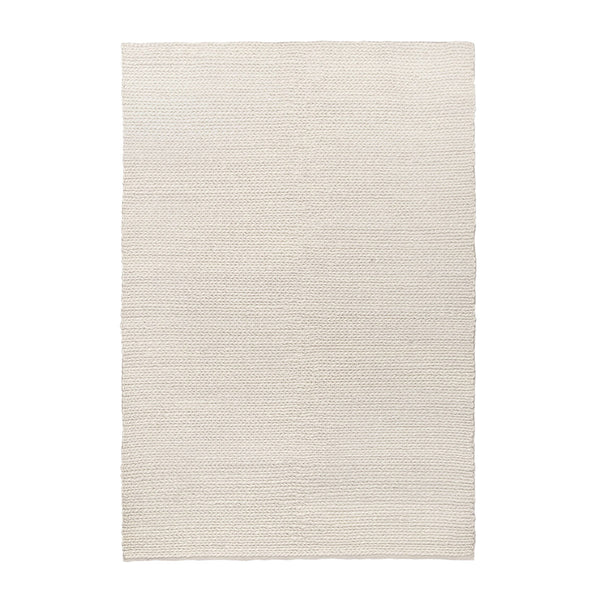 Braided Ivory Wool Rug Buy Laila Beige Contemporary Rectangle Online