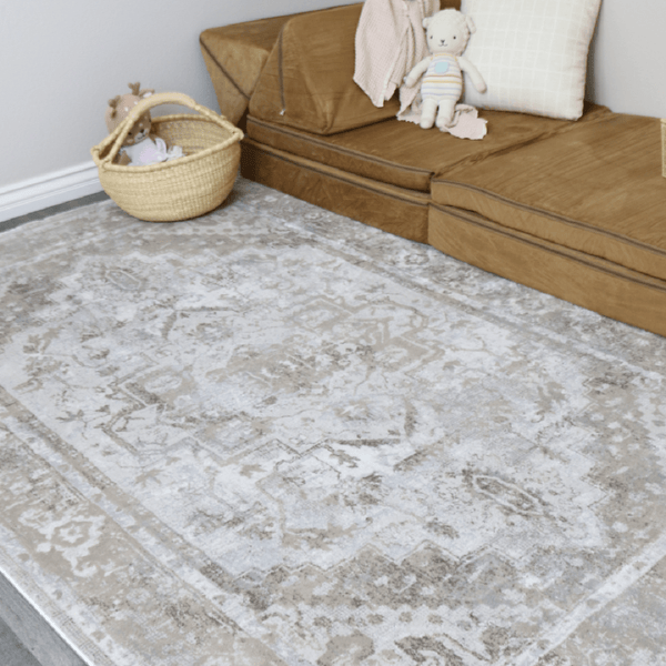 Transitional Distressed Medallion Rug Buy Online at Miss Amara Life