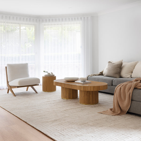 Nahba Textured Ivory and Cream Rug Buy Miss Amara Online Life Interiors