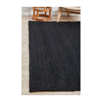 Bondi Rectangle Rug (Black)
