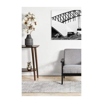 York Runner Rug (Silver)