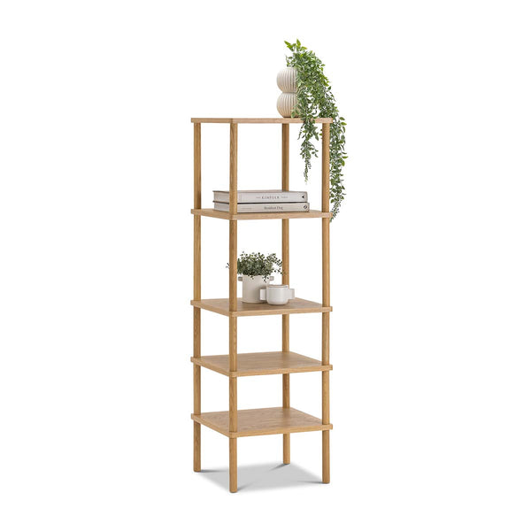 Ollie 5 Tier Tall Display Shelving Unit Life Interiors
