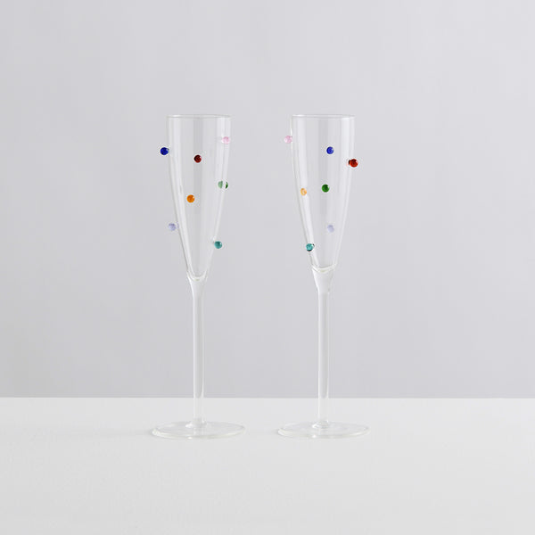 MAISON BALZAC | Pomponette Champagne Flutes main image 1