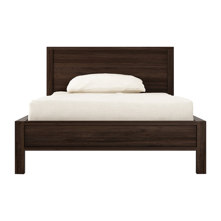 Solid Bed (Walnut, King Single)