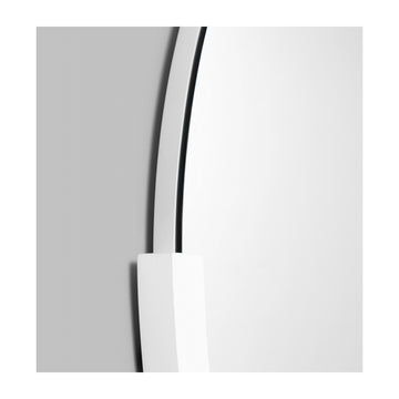 Dawn Round Mirror (Bright White)