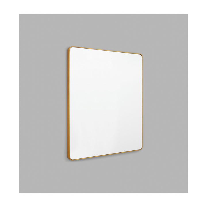 Flynn Curve Rectangle Mirror (Brass)